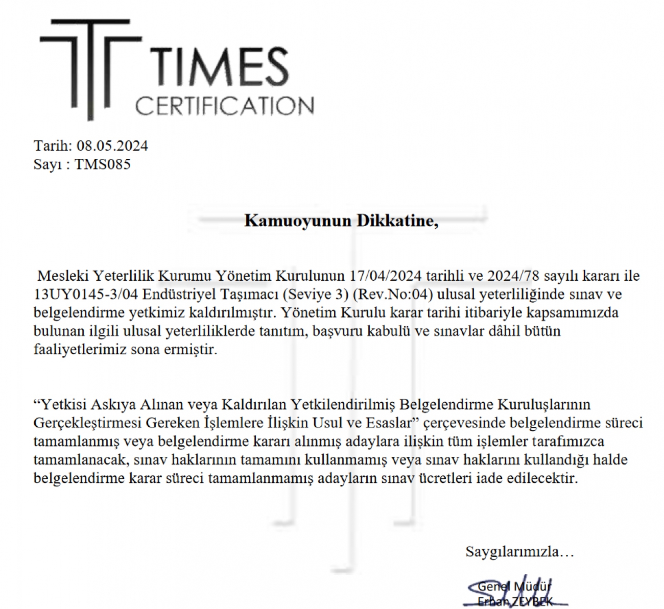 Kamuoyunun Dikkatine