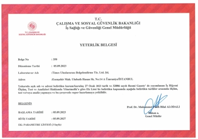 İsgüm Yetki Belgemiz